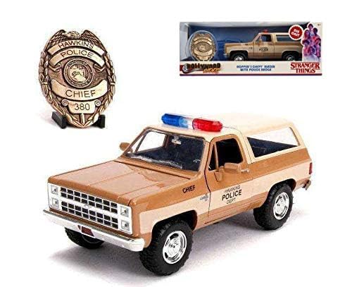 STRANGER THINGS HOPPER'S CHEVY BLAZER 新品 Amazon.com: Scale Model Compatible with HOPPER'S Chevy
